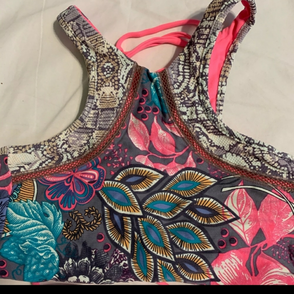 Maaji Reversible High Neck Bikini Swimsuit Top